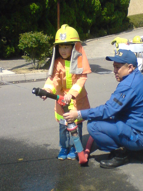 未来の消防士？