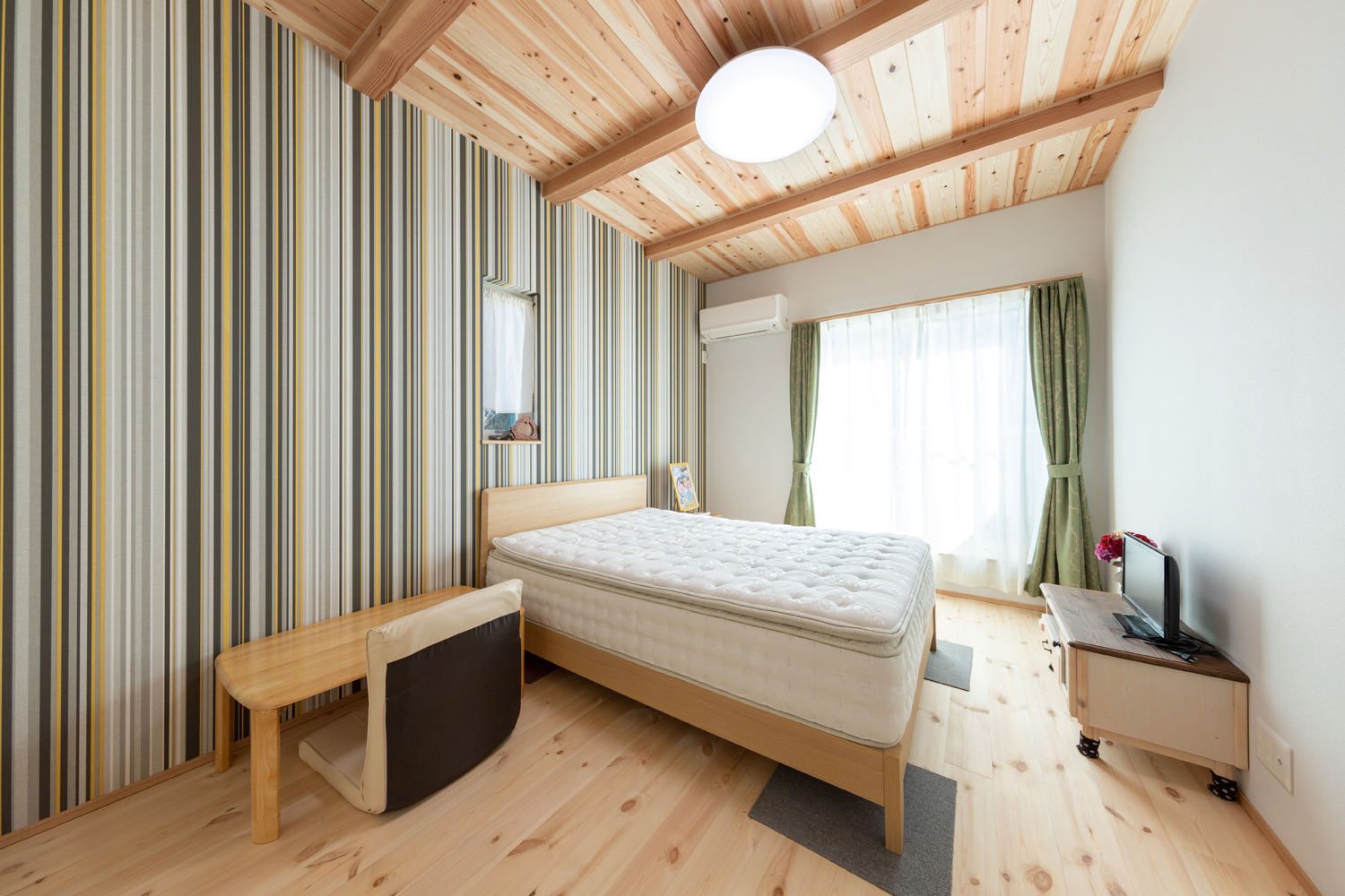 和歌山市 新築 木の家 寝室
