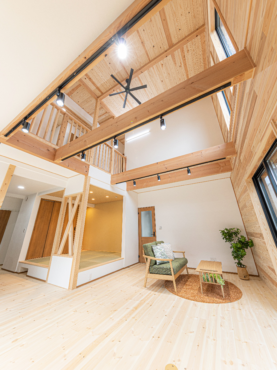 和歌山市 新築 木の家 リビング